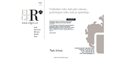 Desktop Screenshot of elger.cz
