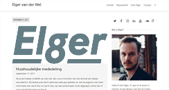 Desktop Screenshot of elger.fm