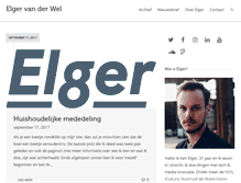 Tablet Screenshot of elger.fm